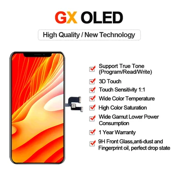 Оригиналната фабрика за iPhone X GX OLED Твърд Екран в Събирането на TFT с LCD дисплей на iPhone X Дисплей GX Soft 11 Pro XS Max XR Pantalla