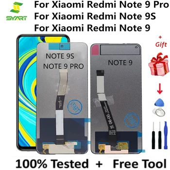 LCD екран за Xiaomi Redmi Note 9 9S 9 Pro Дисплей LCD-дисплей със сензорен екран Дигитайзер за Redmi Note 9 9S 9 Pro Взаимозаменяеми екран