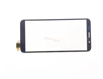 Novaphopat Тества Черно, Сензор За Huawei Y5p 2020 Сензорен Екран Дигитайзер Преден Стъклен Панел На Обектива Екран