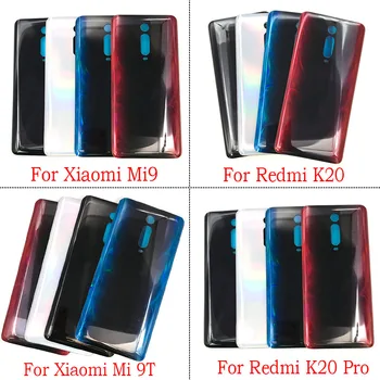 Задната част на Кутията на Батерията Стъкло на Задната Врата Смяна на Корпуса на Стикера на Лепилото За Xiaomi Mi 9t / Redmi K20 Pro