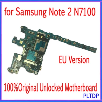 Европейската Версия Отключена и Оригинална Основна Такса За Дънната Платка Samsung Galaxy Note 2 N7100 с Пълни Чипове
