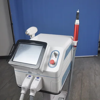 пикосекундная лазерната машина за премахване на татуировки, 1200 W диоден лазер 808 755 1064 обзавеждане за епилация