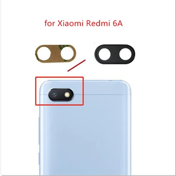 2 бр. за Xiaomi Redmi 6a Помещение Стъклен Обектив на Задната Камера Задна Камера за Подмяна на Стъкло на Обектива на Ремонт на Резервни Части с лепило