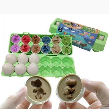 Нови Монтесори Обучение по Математически Играчки Умни Яйца 3D Пъзел За Деца Популярни Играчки Пъзели Смесени Форми на Инструментите