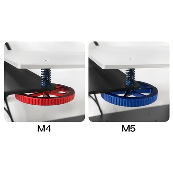 4ШТ Модернизирани Алуминиеви Ръчно Завъртане Гайки За Изравняване на Дръжките на Колелото За подробности 3D принтер На 3/5 Pro CR-20