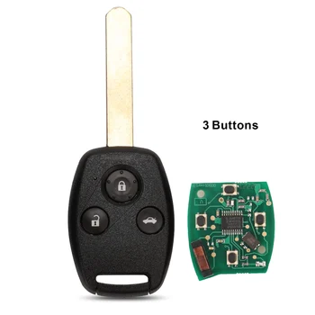 дистанционно ключ jingyuqin с чип PCF7961 ID46 Управление на автомобилната алармена система за S0084-A 313,8 Mhz за Honda CIVIC STREAM 2/3/4 Бутони