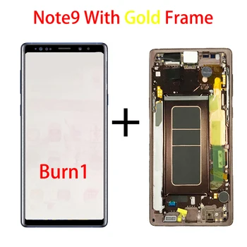 Оригиналът е със сянката на изгаряне За SAMSUNG Galaxy Note 9 Note9 N960 SM-N960D N960DS LCD дисплей и цифров преобразувател с докосване на екрана в Събирането на