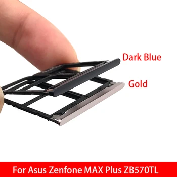 Нова Тава За SIM-Карти на Притежателя на Слота Адаптер Аксесоари За Asus Zenfone MAX Plus ZB570TL
