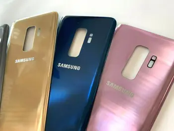 Оригинален Samsung Galaxy S9 G960 S9 PLUS + G9650 3D Стъклена врата на Задния Корпус, Калъф за телефон Задния капак на Отделението за батерията Резервни Части и Инструменти