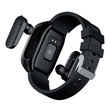 Умен Гривна Цвят Sn Smart-Часовници, Безжични Слушалки Bluetooth 5.0 2-В-1 Пейтер Сърдечната Честота Кръвно Налягане