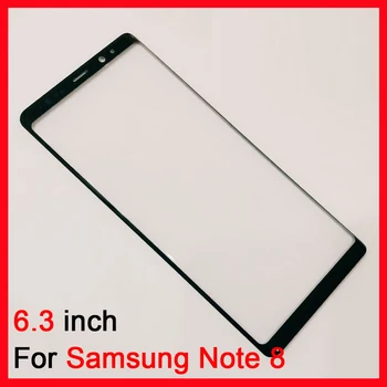 Стъклото на Панела за Samsung Galaxy S8 S8 Плюс S9 Плюс Забележка 8 Забележка 9 LCD дисплей на Предния Екран Външен Стъклен Обектив Подмяна на Резервни Части