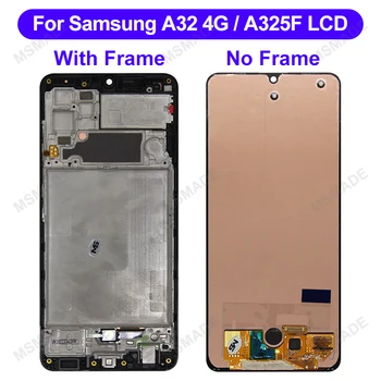 Оригинал за Samsung Galaxy A32 4G LCD дисплей SM-A325F SM-A325M Дисплей Смяна на сензорен екран за Samsung A32 5G Дисплей SM-A326B