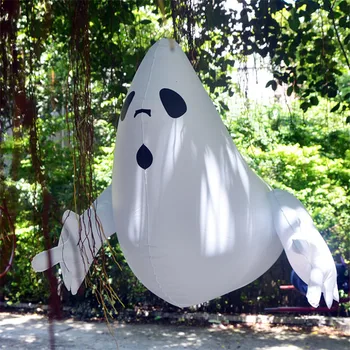 Хелоуин украса на парти бар духове къща, търговски център виси голяма надуваема тиква паяк призрак Хелоуин обличане