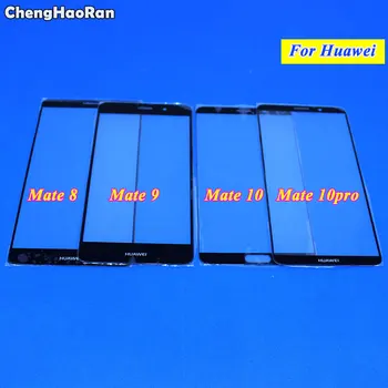 Резервни Части ChengHaoRan Външен Екран Предната със Стъклен Капак на LCD-дисплей със Сензорен екран Обектив за Huawei Ascend Mate 8 9 10 10pro S