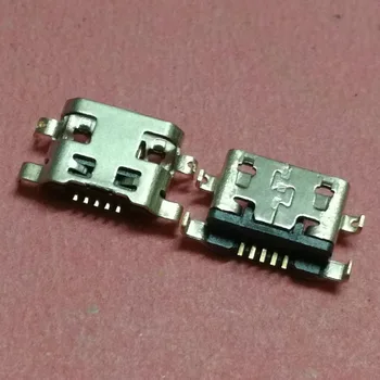 100 бр. Конектор за зареждане на лице за контакт за Зарядно Устройство Микро USB Конектор за Връзка с Докинг станция За LG K4 2017 X230 M160 M150 M151