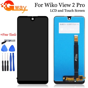 За Wiko View 2 / View 2 Pro LCD Дисплей С Сензорен Екран Дигитайзер възли За Wiko View 2 Plus LCD дисплей View 2 Идва С Рамка