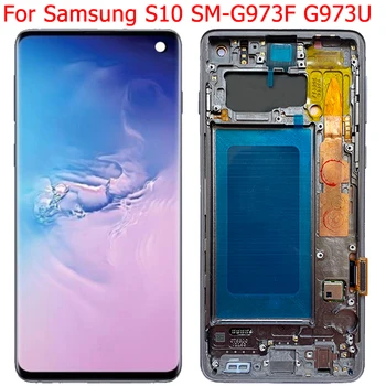 Оригинал за Samsung Galaxy S10 LCD дисплей с рамка 6,1