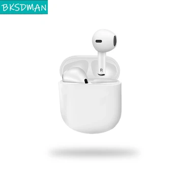 PRO TWS Слушалки Безжични Слушалки Bluetooth 5,0 Мини Слушалки Super Bass Air Pro 4 6 Спортни Слушалки С Микрофон За iPhone Xiaomi