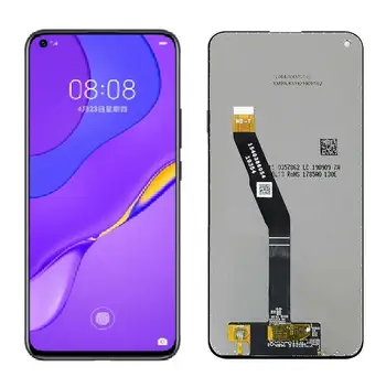 за мобилен телефон Huawei p40 lite E LCD дисплей с сензорен екран дигитайзер, с рамка, подходяща за LCD дисплей Huawei y7p 2020
