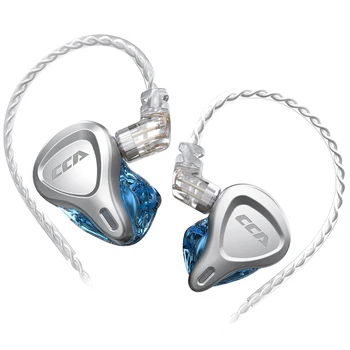 Слушалки CCA CSN Хибридна Технология 1BA+1DD Жични Слушалки С Микрофон HiFi Монитор със Слушалки Слушалките с Шумопотискане